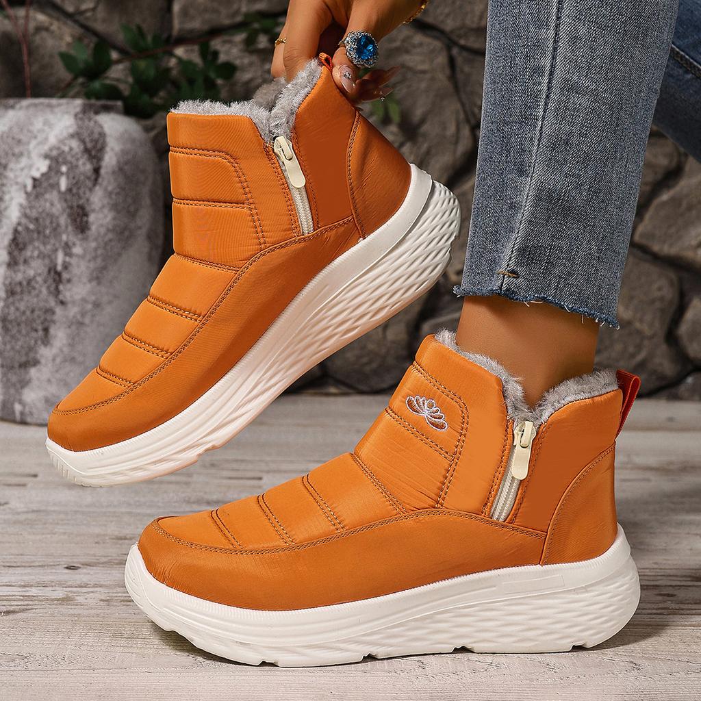 Snow Boots for Women Winter Oversized Outdoor Warm Sports Shoes Cold Resistant Thick Sole with Plush Thick Cotton Shoes