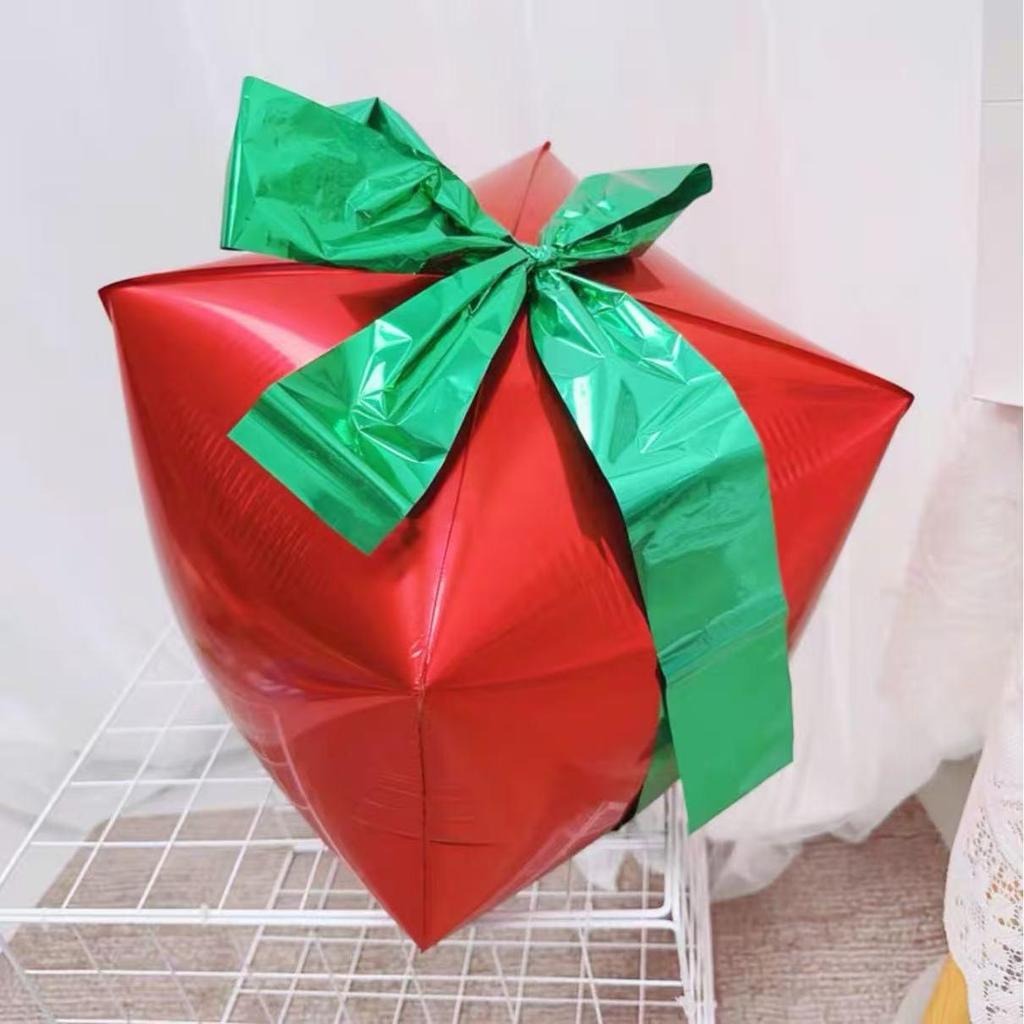 Large Christmas Tree and Santa Claus Aluminum Foil Balloons for Window Display 