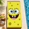 Beach Towels cute b-b-BobS-s Soft fun Quick Dry Pool cartoon s-S-S-SpongeS-eS bathing Towel Travel Gym Spa Camp sport face Gift