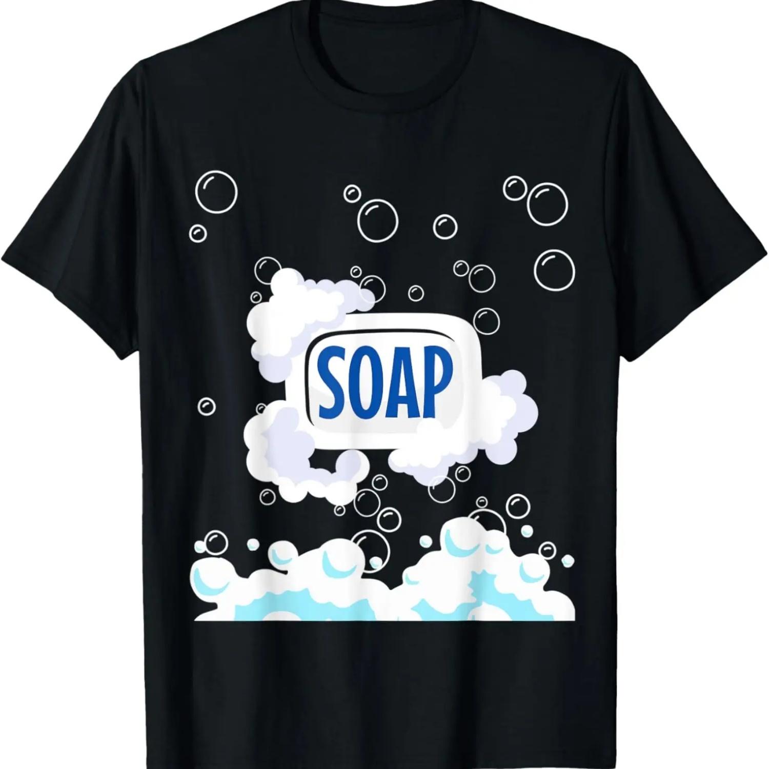 

Funny Parody Halloween SOAP Costume for girls boys toddlers T-Shirt S чёрный