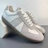 Men S Genuine Leather Thick Sole Low Top Casual Sneakers