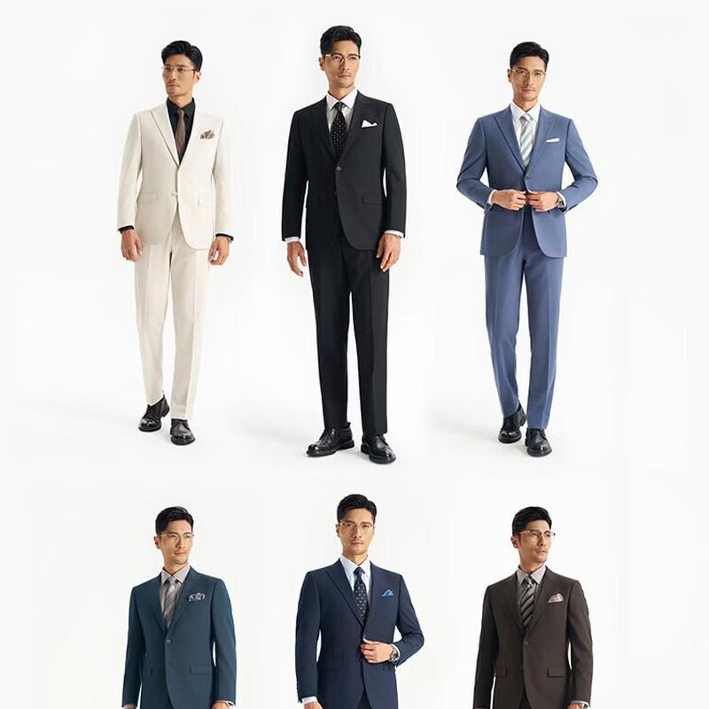 Men's Easy-Care Peak Lapel Suit