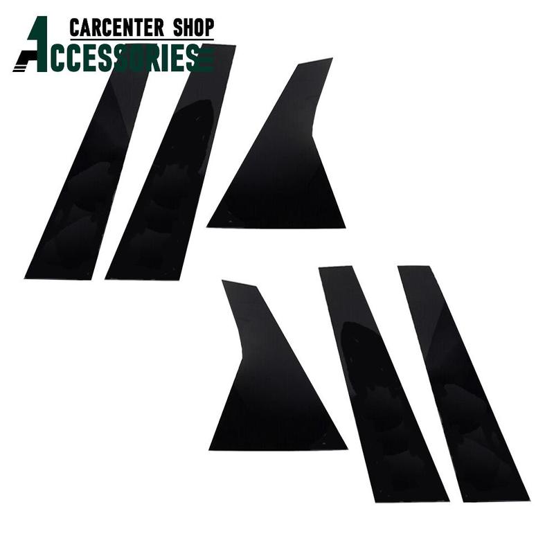Gloss Black Vinyl Window Pillar Post Trims Window Pillar Post Trims Fit For Honda Civic 11th