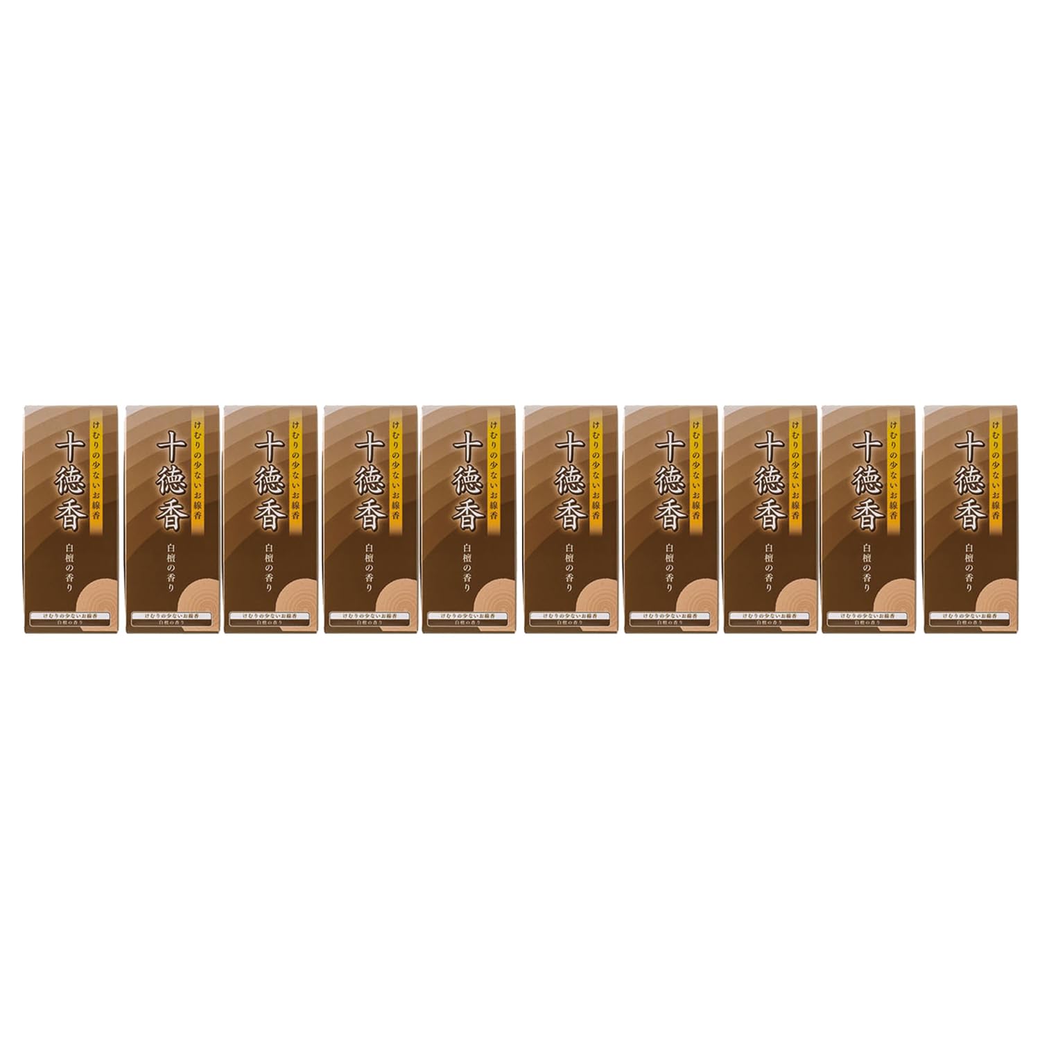 

Sandalwood-scented Ten-stick incense sticks (set of 10) for offerings to Buddhist altars