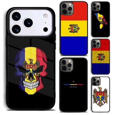 Moldova Flag Moldavians Phone Case for iPhone 17 16 15 Pro Max Air 14 13 12 11 Plus Shockproof Capa Cover