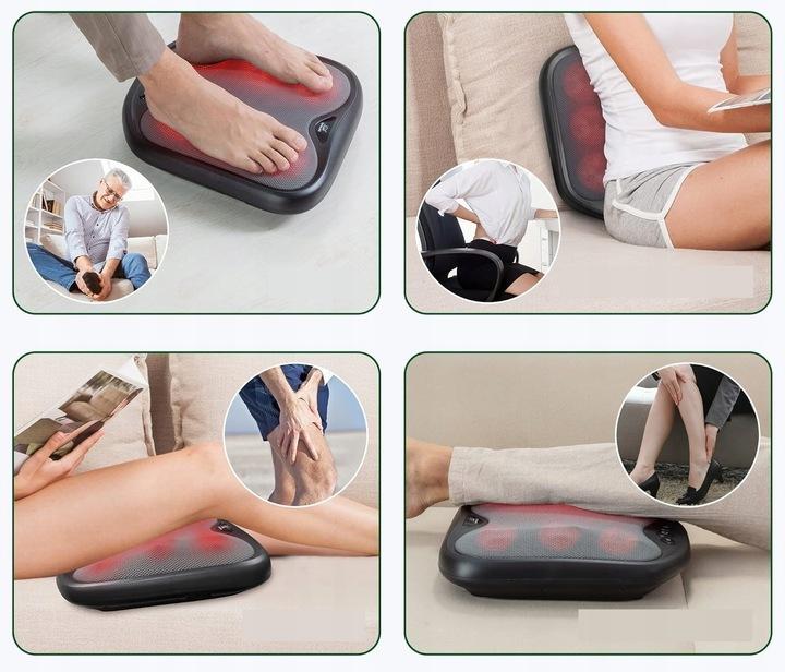 Snailax Sl-593 Eu Shiatsu Masażer Do Stóp Elektryczny Masaż Z Ogrzewaniem
