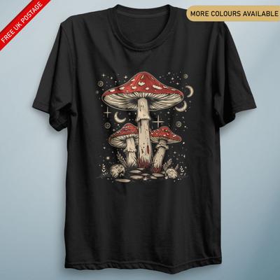 Mushroom TShirt Cute Funny Cottagecore Unisex Aesthetic Tee