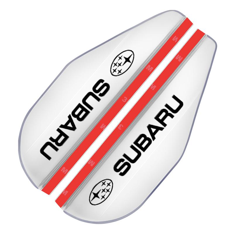 

2 шт. Доска от дождя для бокового зеркала заднего вида автомобиля, наклейка-бровь для Subaru Forester Impreza Outback Legacy Tribecacar WRC XV Subaru серебряный