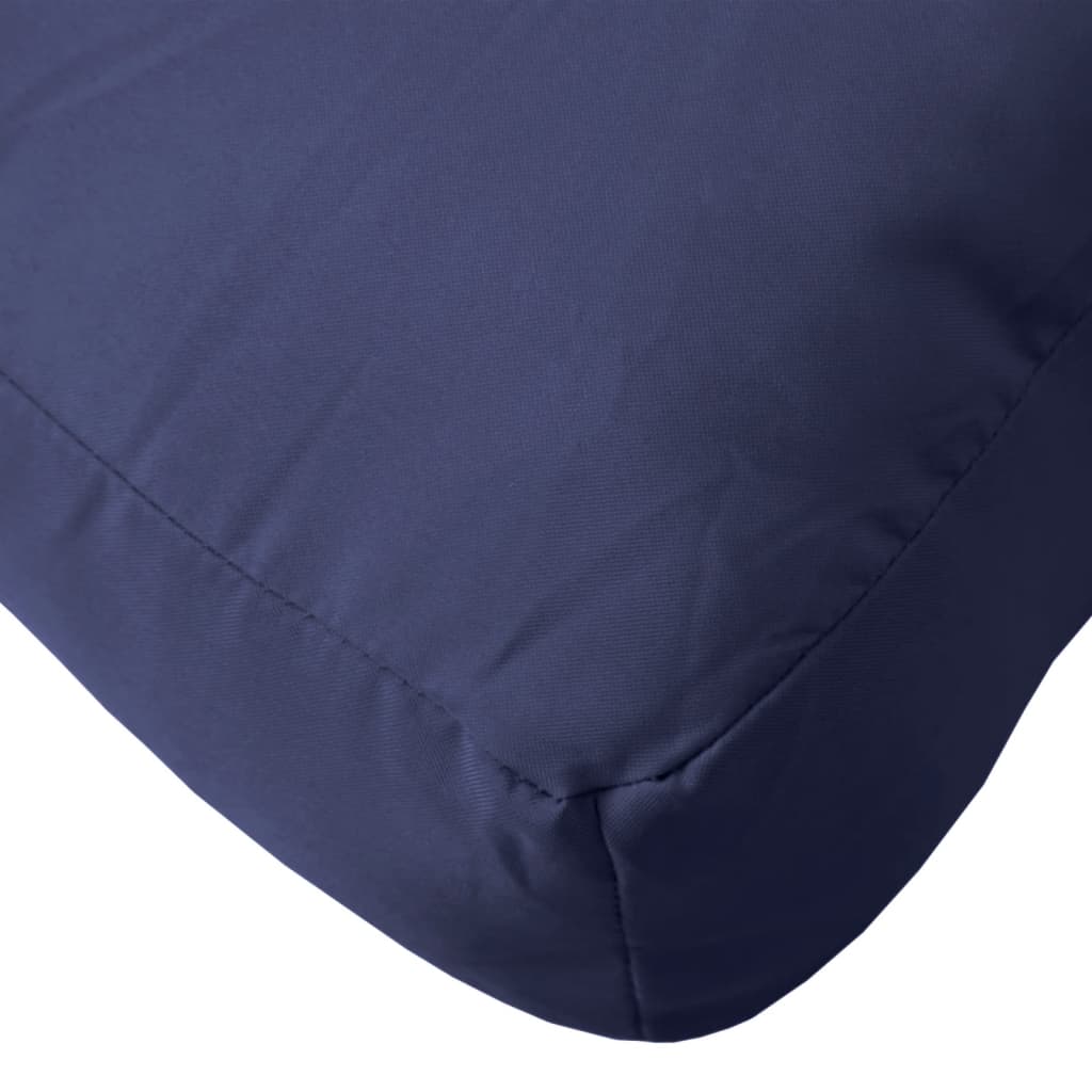 Pallet Cushions 2 Pcs Navy Blue Oxford Fabric