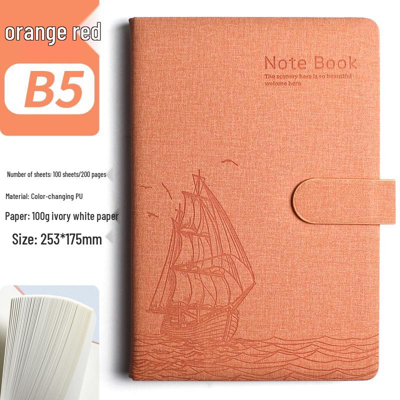 Thickened A5 Literary Style Hardcover Notebook - Cute Girly Heart Planner, Creative Journal Diary B5 Size.