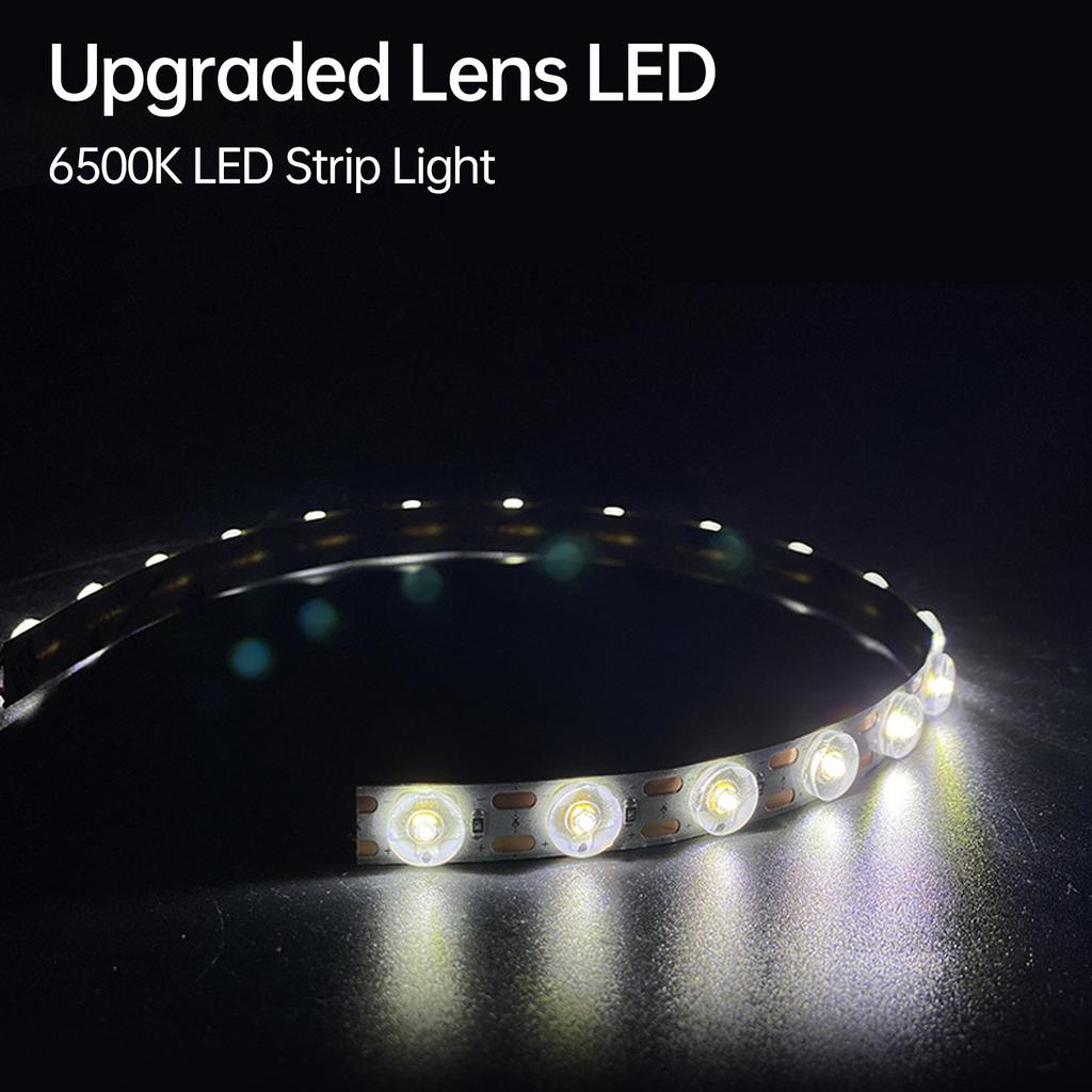 190mm Efficient Even Lighting Customizable Length LED Strip for Bambu-Lab A1 Mini 6500K Easy Installation