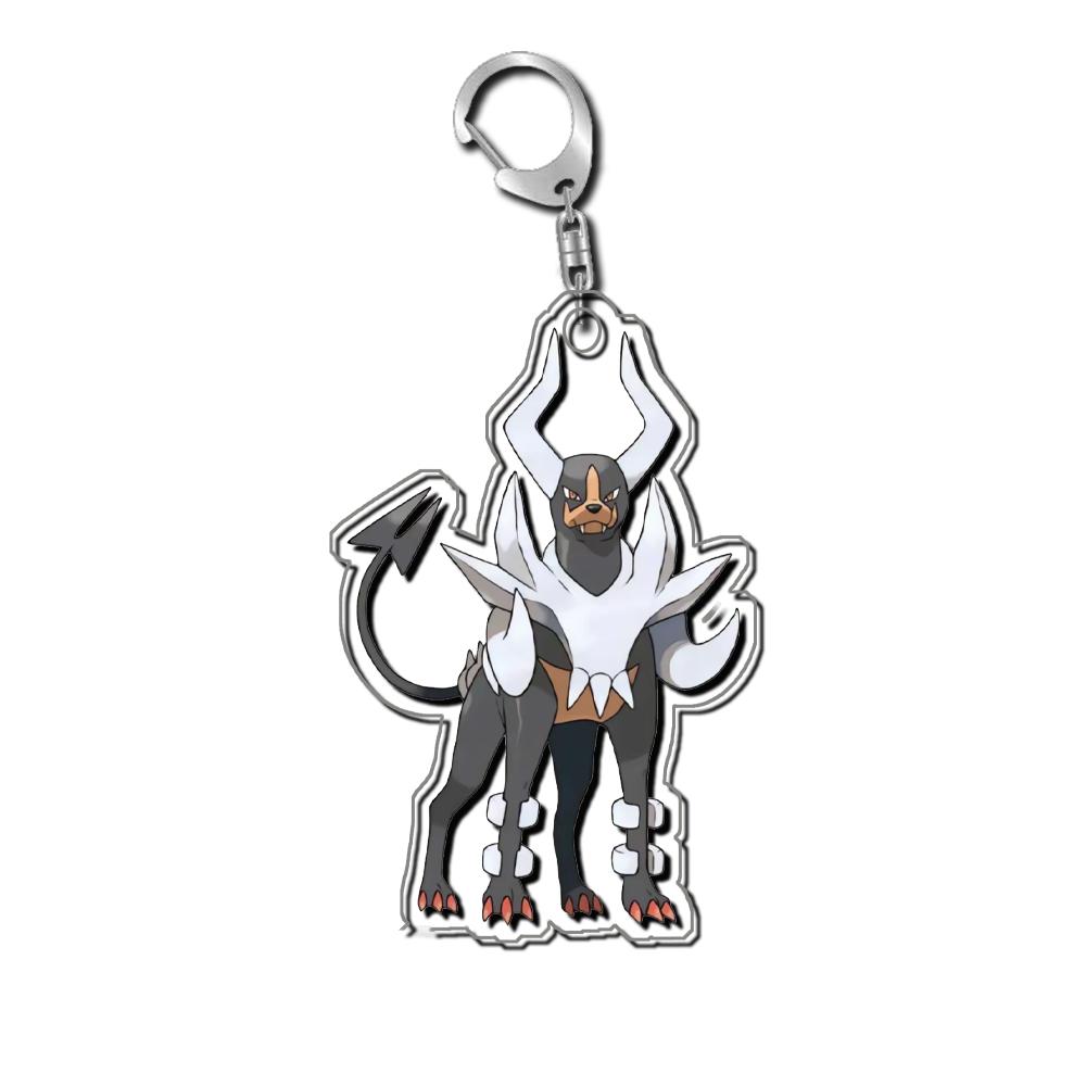 Keychain For Pokemon Charizard Houndoom Mewtwo Gyarados Latias Blaziken Anime Game Collection Anime Peripheral DIY Toy Gift