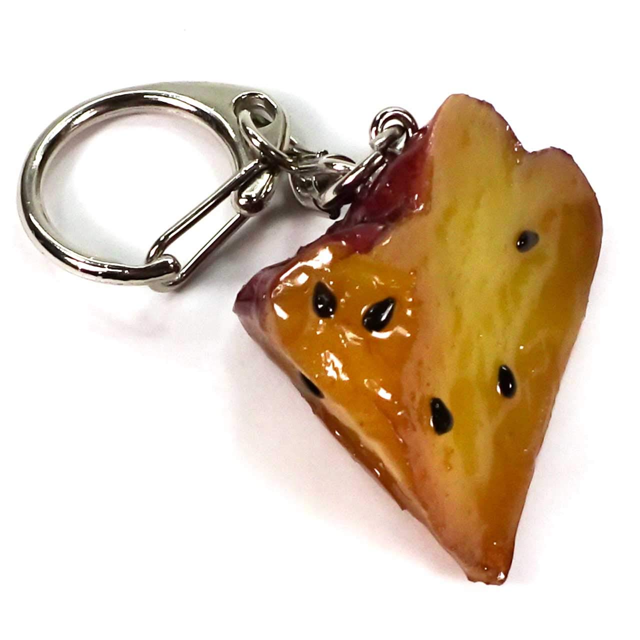 

stomach will rumble every time you look at Candied Sweet Potato Rough Cut Food Sample Keychain Gift 318K Coconut Accessories [Your it] - Cute, Funny, коричневый
