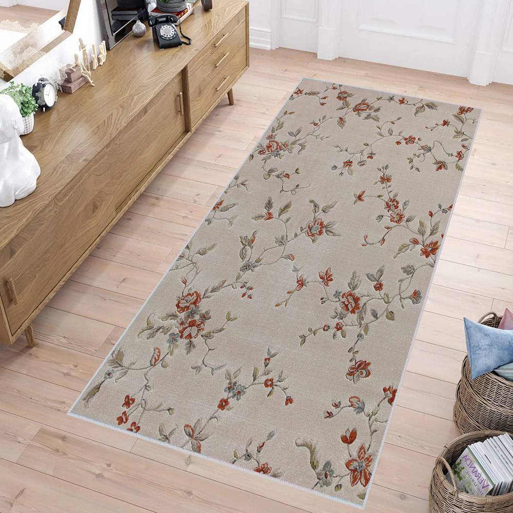 

Моющийся ковер с принтом Rovigo Home RGHM1474 80X150 бежевый