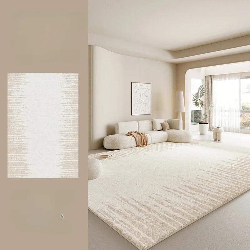 Light Luxury Living Room Decoration Carpet Large Area Rugs for Bedroom Fluffy Plush Bedside Floor Mat Thick Anti-slip Lounge Rug