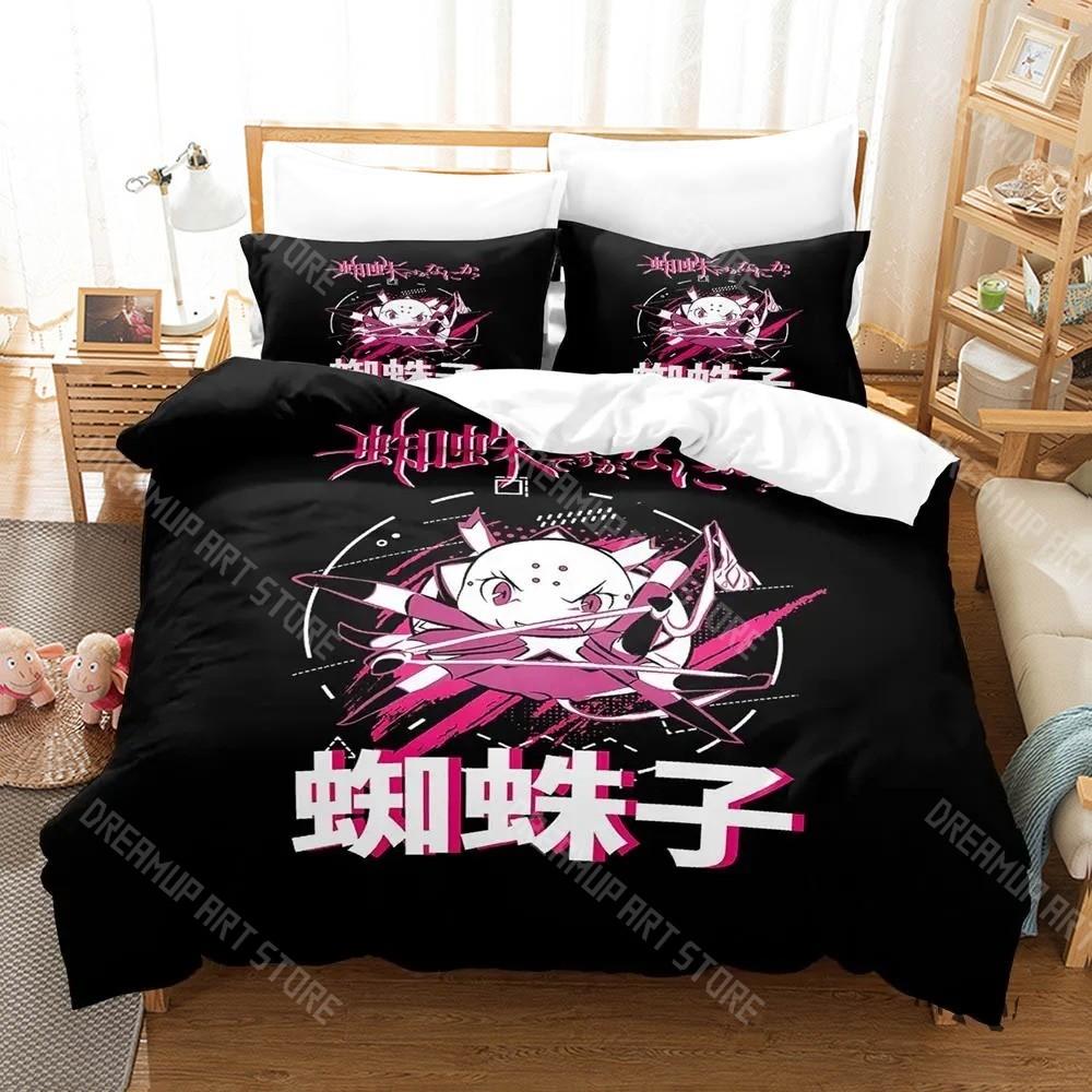 3D Printed Kumoko So I'm a Spider So What Bedding Set for Boys Girls Duvet Cover Twin Queen King Full Single Double Sizes