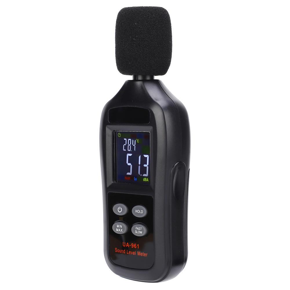 UA961 Portable LCD Digital Sound Level Meter Decibel Detector Noise Tester 35‑135dB