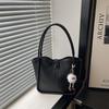 Borsa tote di grande capacità, elegante e casual, adatta sia per uscite informali che per il tragitto casa-lavoro, borsa a spalla singola