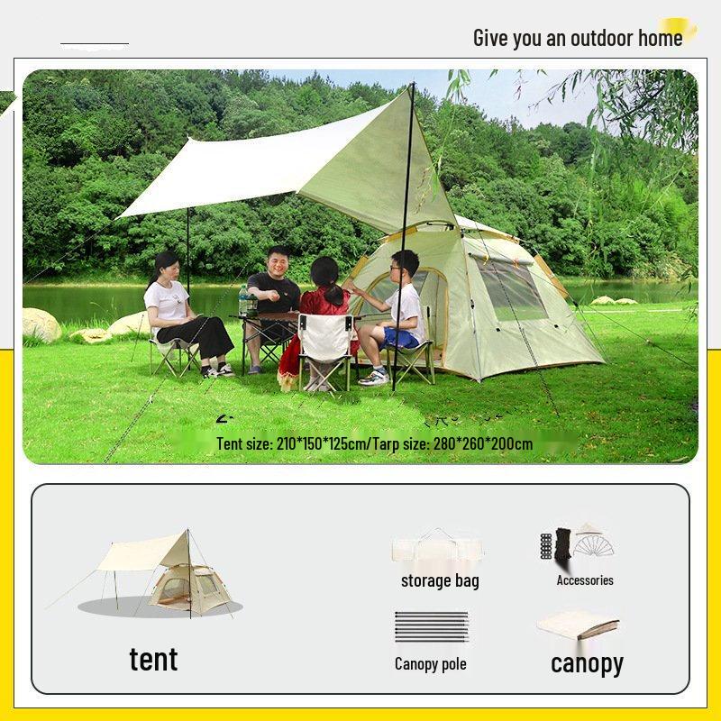 OEING 2-in-1 Camping Tent & Tarp