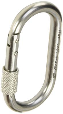 123 Two Carabiner Stainless Steel Cue KR10S Silver (One Three)
