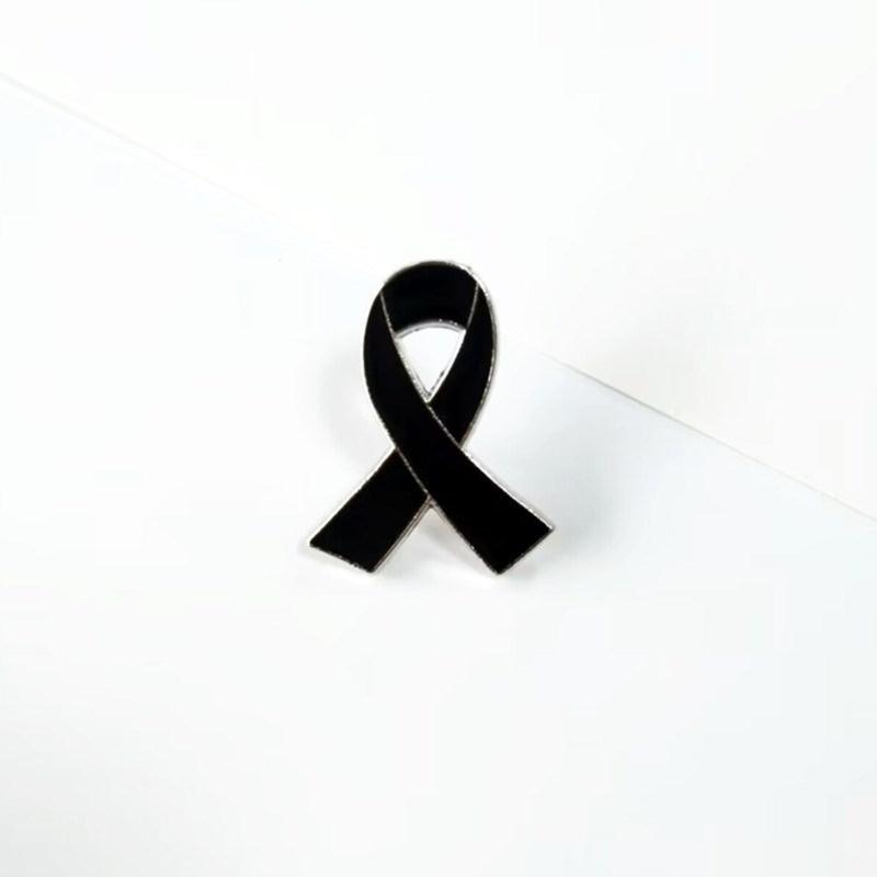 10 Pcs Ribbon Brooch Enamel Pins Jewelry Breast Cancers Awareness Hope Lapel Pin Buttons Badges Clothing Accessories