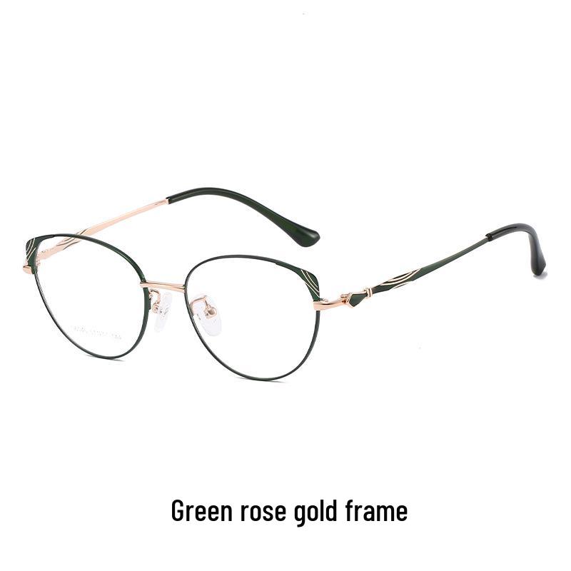 

Irregular Shape Metal Glasses Frame with Flat Lens for Decoration and Myopia, F6046
