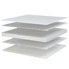 Memory Foam Mattress 80 x 200 x 17 cm Soft White
