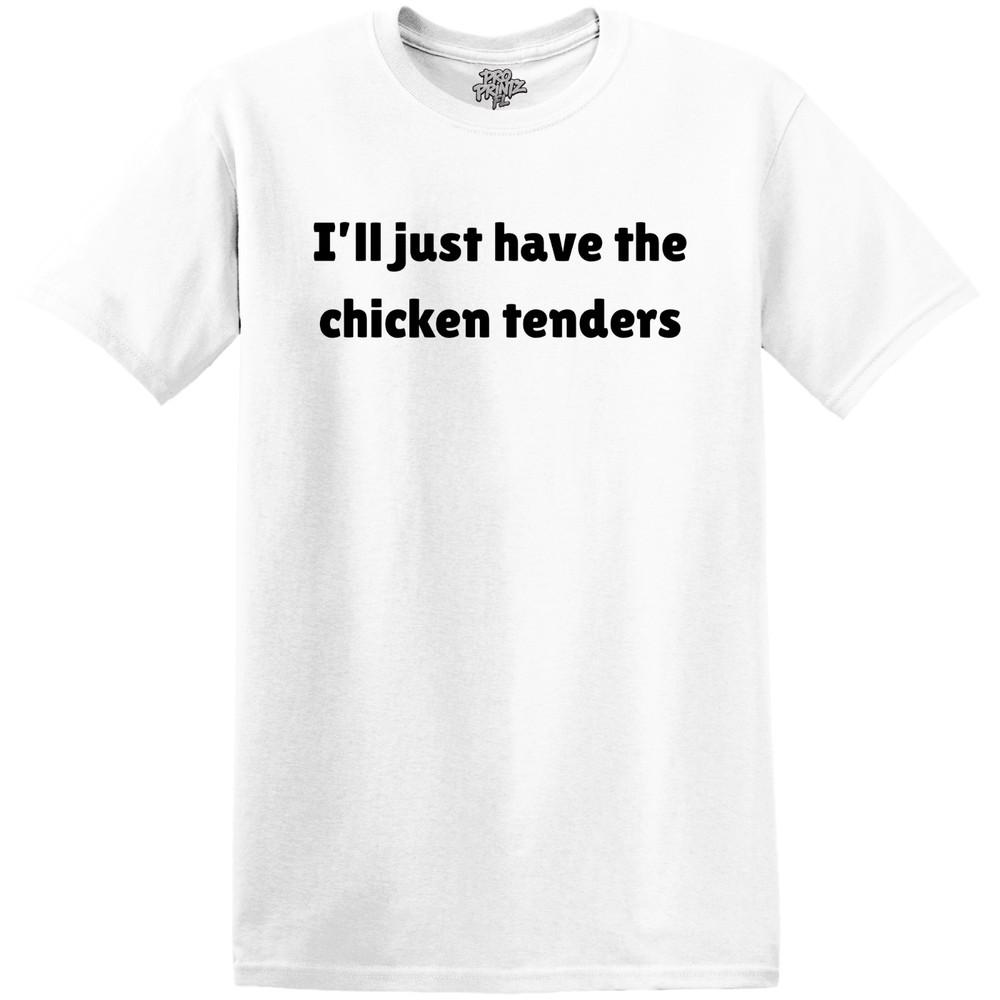 Смешная футболка «Я просто возьму наггетсы» M
