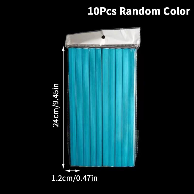 10pcs Flexible Hair Curling Rod Square Hair Curler Makers Soft Foam Bendy Twist Curls Flexi Rollers Styling Tools DIY No Heat