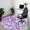 1pc Butterfly Print Chair Carpet for Office  Machine Washable Rug for Office,  Good Gift for Family or Friends Yy251225230