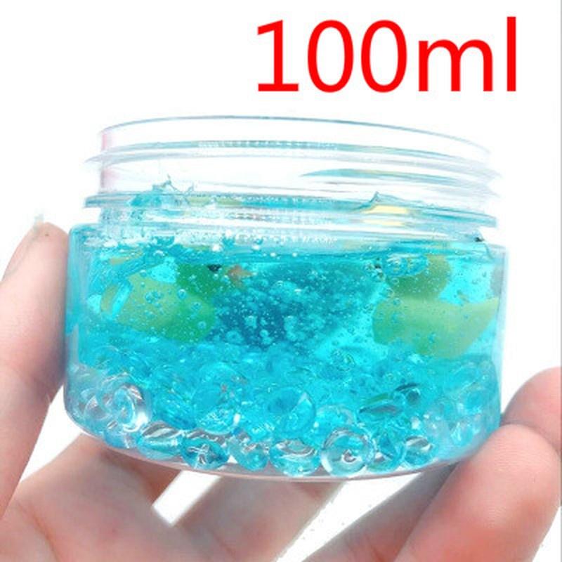 Anti-stress Kids Toys Small Yellow Duck Butter Slime Clear Slime Glitter Slime Floam Beads Slime