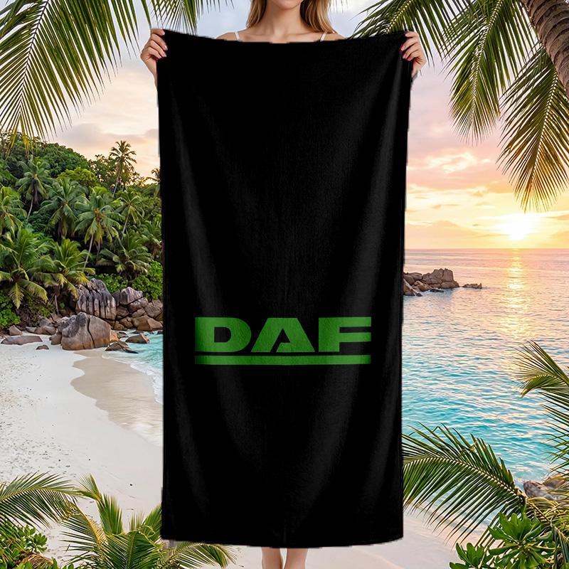 DAF Fashion Beach Towel Portable Soft Quick Dry Towel For Swimming Camping Holiday Use