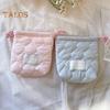 Drawstring Storage Bag Portable Women Girls Napkin Sanitary Pad Bag Multi-functional Travel Organizer Pouch Small Coins Purse