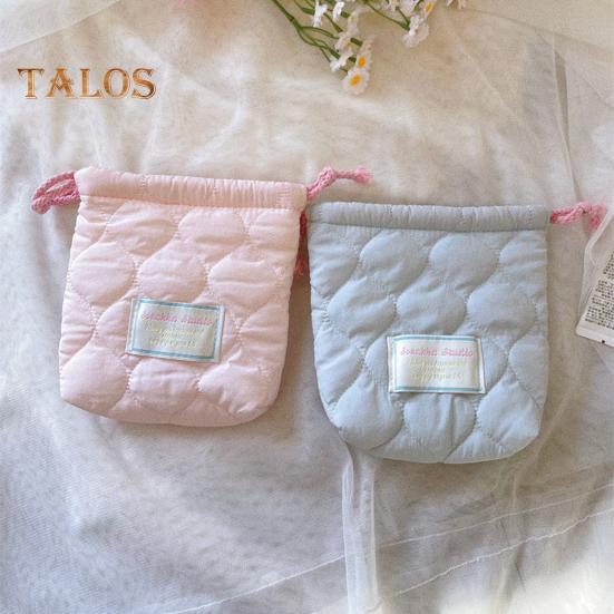 Drawstring Storage Bag Portable Women Girls Napkin Sanitary Pad Bag Multi-functional Travel Organizer Pouch Small Coins Purse