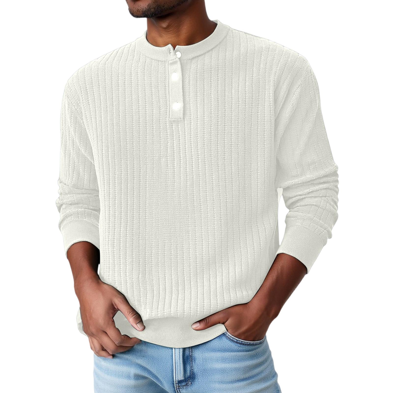 

Men s Business Long Sleeves Pullover Knitted Sweater Sweater M