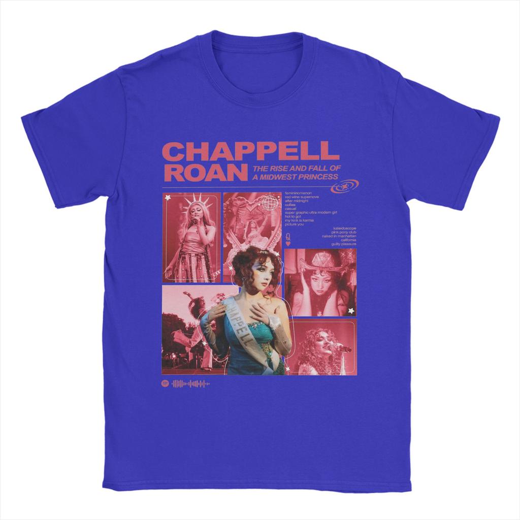 Midwest Princess Collage Chappell Roan TShirts Unisex Casual Cotton Tees Crewneck Short Sleeve T Shirts Gift Idea Clothes