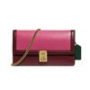 Hutton Serie Modetrend Color Block Leder Schulter Crossbody Tasche Damen Taschen Rot Pink 889-B4CAH