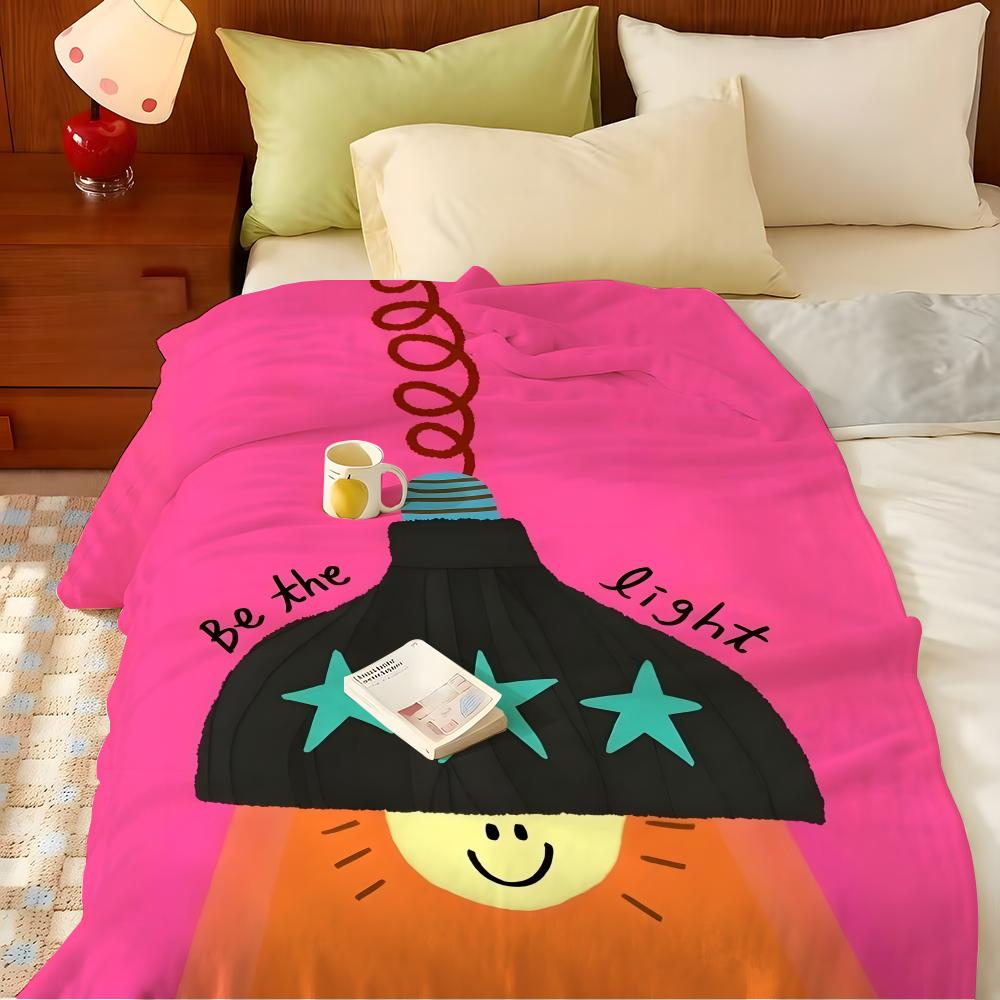 Artist C-Chayun L-Lee Throw Flannel Throw Blanket, Lightweight Cozy, Durable Washable Cute Cool