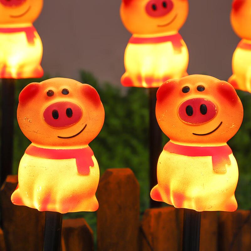 Solar Christmas LED Ground Plug String Lights
