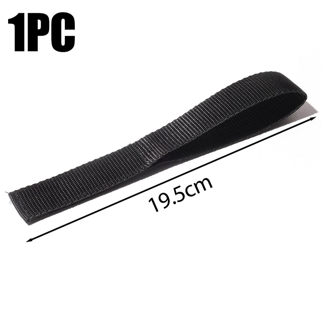 Auto Heckklappe Seil Kordelzug Haken Schlaufe Hohe Festigkeit Oxford Stoff Organizer für Tesla Model Y Innenzubehör Schwarz