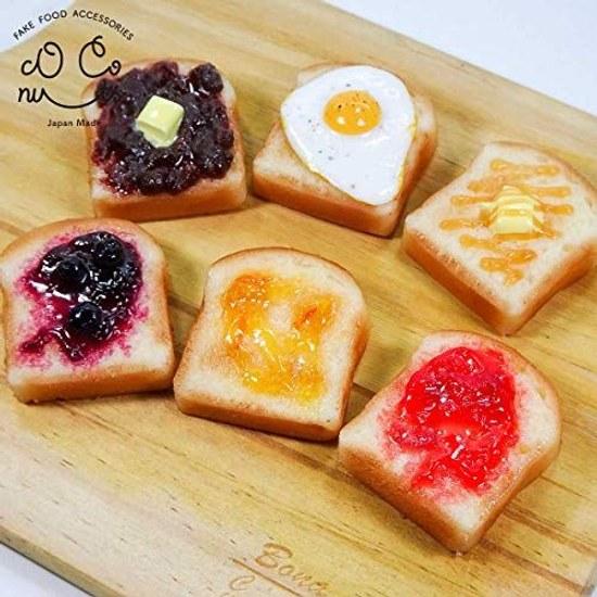 Fried Egg Toast Food Sample Magnet Cute Funny Souvenir Gift 269M Coconut Accessories