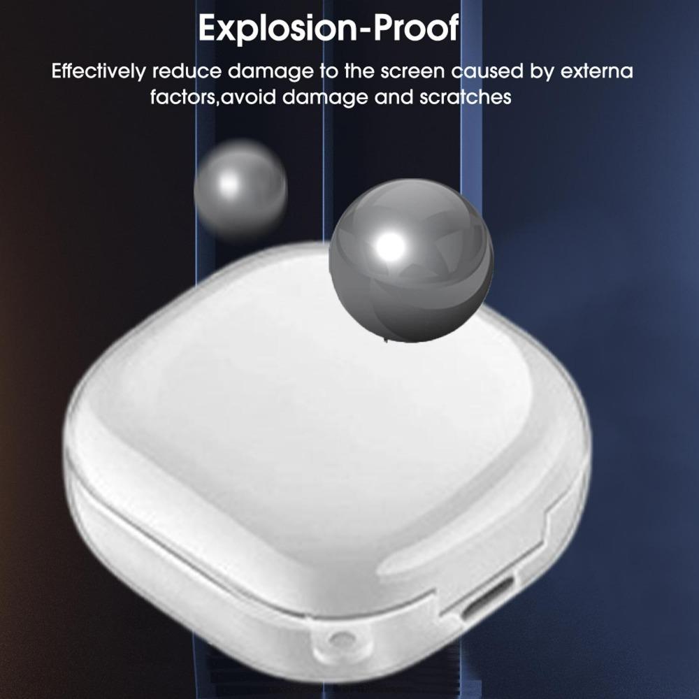 Transparent Earphone Case for Samsung Galaxy Buds 4/4 Pro TPU Cover with Keychain for Galaxy Buds 4 Case with Anti-loss Strap