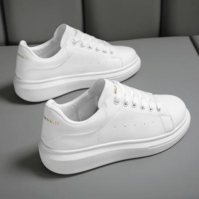 Classic White Sneakers, Men's and Women's, Comfortable Leather Sneakers, Skateboard Sneakers, Men's Sneakers, Basket Shoes