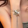 Sweet Y2K Tassel Necklace Flower Women's Choker Chic Butterfly Necklace  Girls