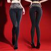 Spitze Hohe Taille Sissy Pouch Strumpfhose Herren Samt Warm Thermisch Unterwäsche Unterteile Hohe Elastizität Strümpfe Gay Long John Hose