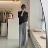 Temperament Pink Lapel Sweater Cardigan Female Early Spring Design Sense Niche Gentle Lazy Knit Jacket Solid Color Tops