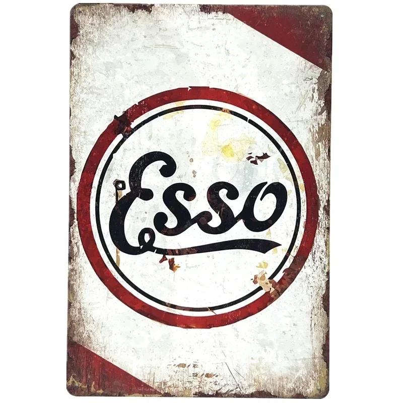 Vintage MOTOR OIL Metal Tin Sign Plaque RACING TEAM Decorative Plates For Garage Club Man Cave Bar Pub Hotel Cafe Wall Decor