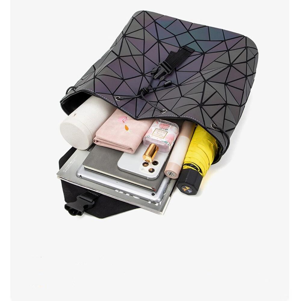 Damentasche Rucksack 2023 neuer Sommerfee farbwechselnder Netzroter Rucksack für Freundin Regenbogenfarbe Länge 33 cm13 Breite cm Höhe 31 cm