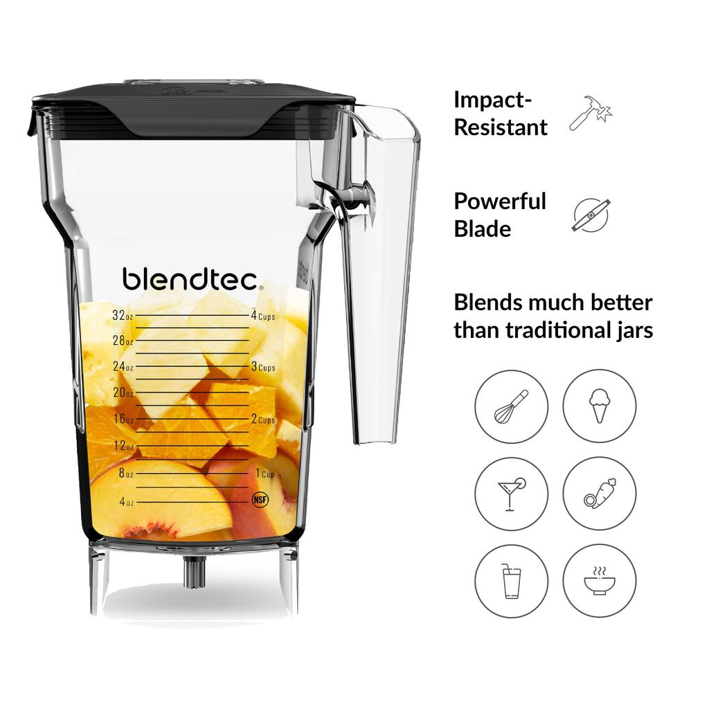 Japanese Blendtec FourSide Jar [Genuine Product] [Jar Only]