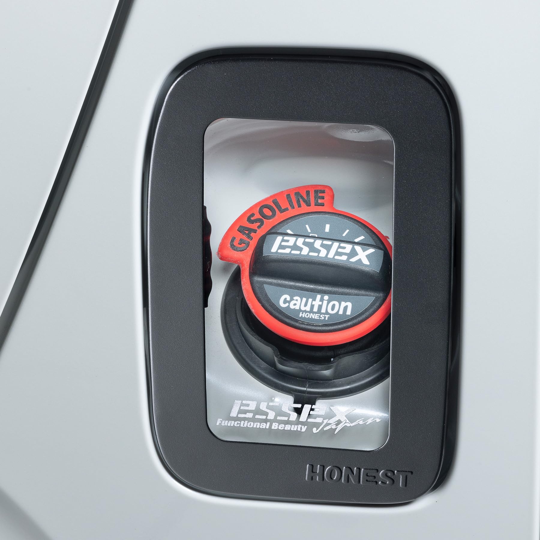 

ЧЕСТНАЯ Стеклянная крышка заливной горловины с логотипом ESSEX для Toyota Hiace 200 серии чёрный